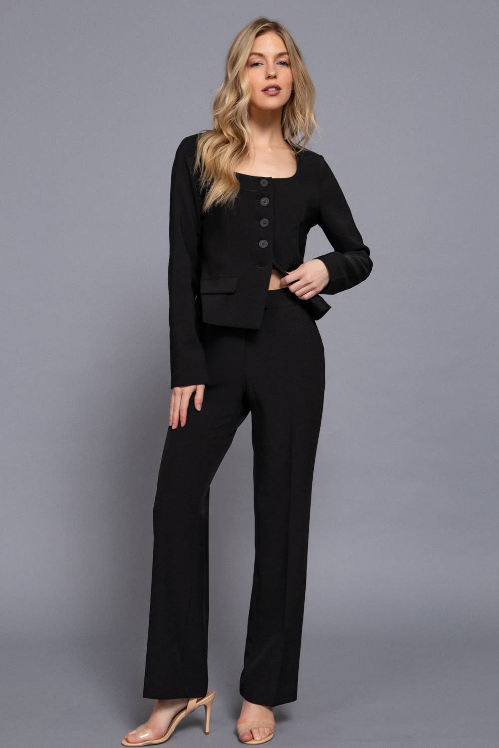 High Waist Long Pants